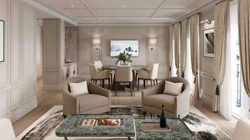Royal Suite, Mountain View | Living area