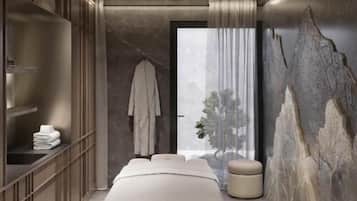 Couples treatment room(s), sauna, hot tub, steam room