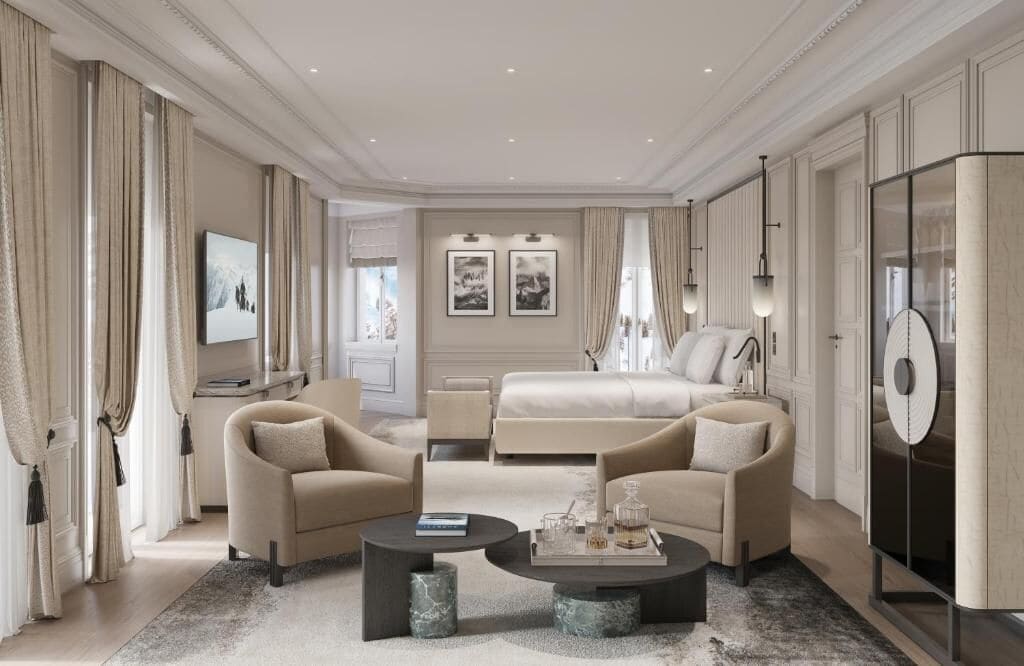 Royal Suite, Mountain View | In-room safe, desk, laptop workspace, blackout drapes