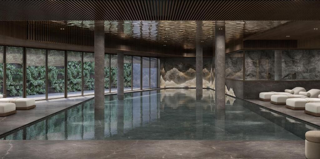 Espace de soins pour les couples, bain à remous, hammam, hammam