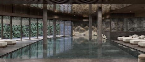 Salas de tratamiento para parejas, una bañera de hidromasaje, baño turco