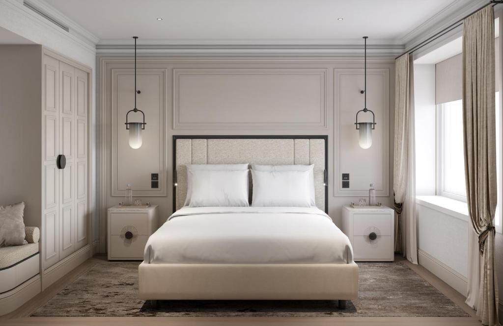 Kamar Double atau Twin Superior, pemandangan gunung | Brankas, tirai kedap cahaya, kedap suara, dan Wi-Fi gratis