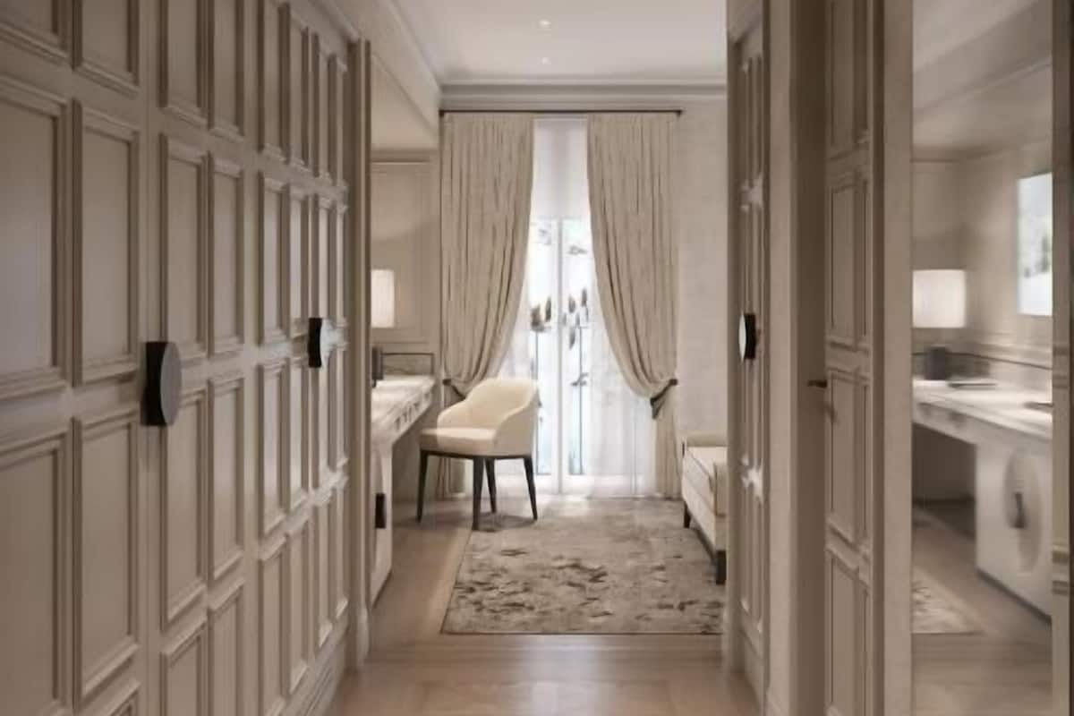 Chambre Deluxe double ou avec lits jumeaux, balcon, vue sur la montagne | Coffre-fort, rideaux dâobscurcissement, systĂšme dâinsonorisation