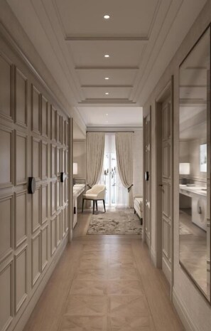 Chambre Deluxe double ou avec lits jumeaux, balcon, vue sur la montagne | Coffre-fort, rideaux d’obscurcissement, système d’insonorisation