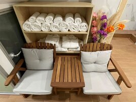 Een Turks bad/hammam, diepe bindweefselmassages, massagebehandelingen