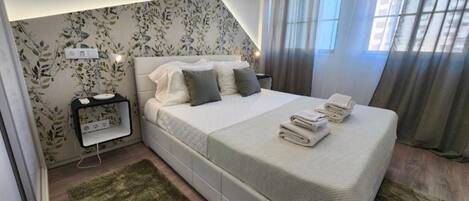 1 soverom, strykejern/-brett, wi-fi og sengetøy