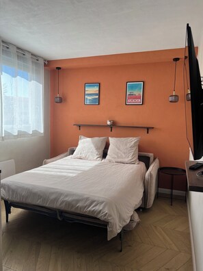 1 bedroom, free WiFi, bed sheets, wheelchair access - Cosy studio, pool, parking-5min Arcachon beach (Arcachon)