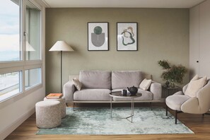 Penthouse, Lake View | Living area - Belmont Residences lakeview Horgen (Horgen)