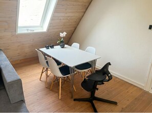 Apartment, 3 Bedrooms, Smoking, Garden View | Dining room - Central Penthouse, 3br, City Views, Walk to Everything (Esbjerg)