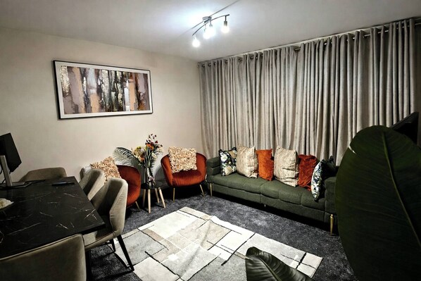 Shared Dormitory, 1 Bedroom, Patio | Living room - Room-the Urban Luxury Solace Double bed (Nottingham)