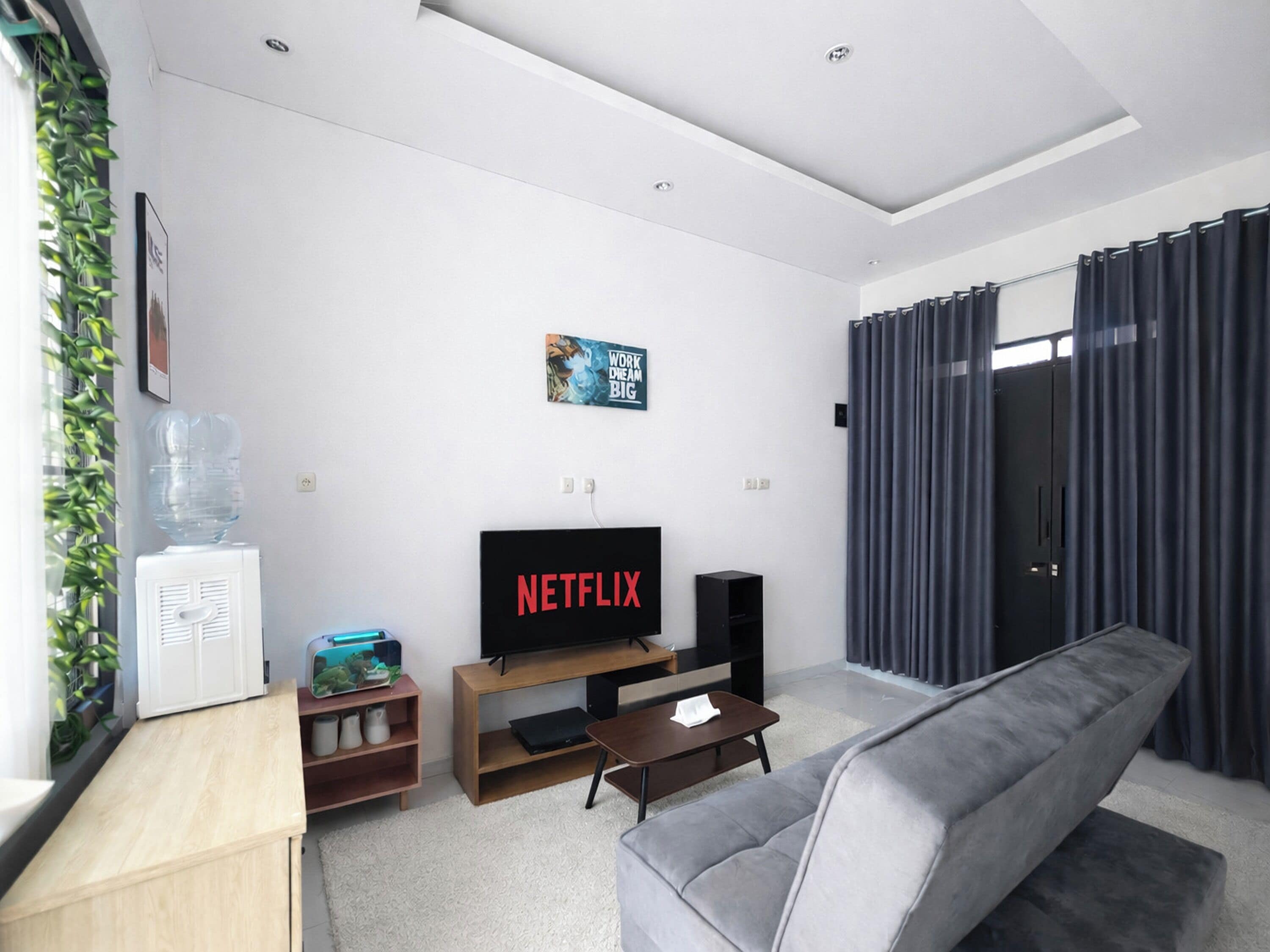 Villa, 2 chambres | Bureau, rideaux occultants, Wi-Fi gratuit, draps fournis