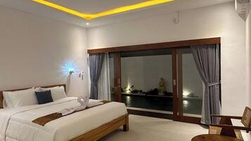 Kamar Double Deluks | Meja kerja, tirai kedap cahaya, Wi-Fi gratis, dan seprai linen