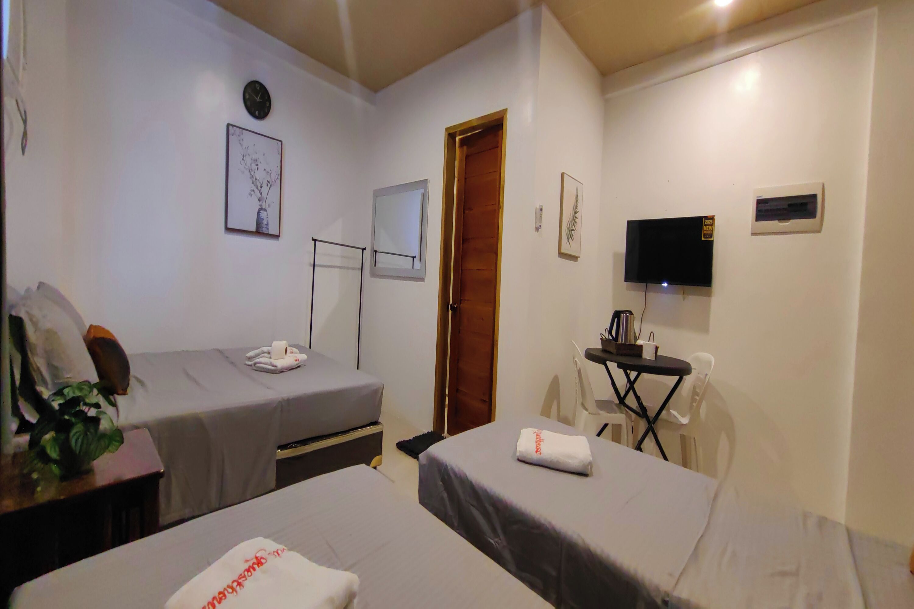 Desk, iron/ironing board, free WiFi, bed sheets