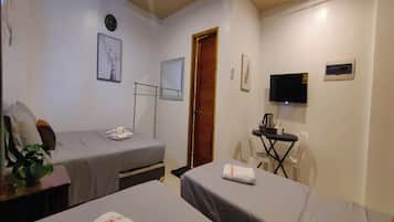 Desk, iron/ironing board, free WiFi, bed sheets