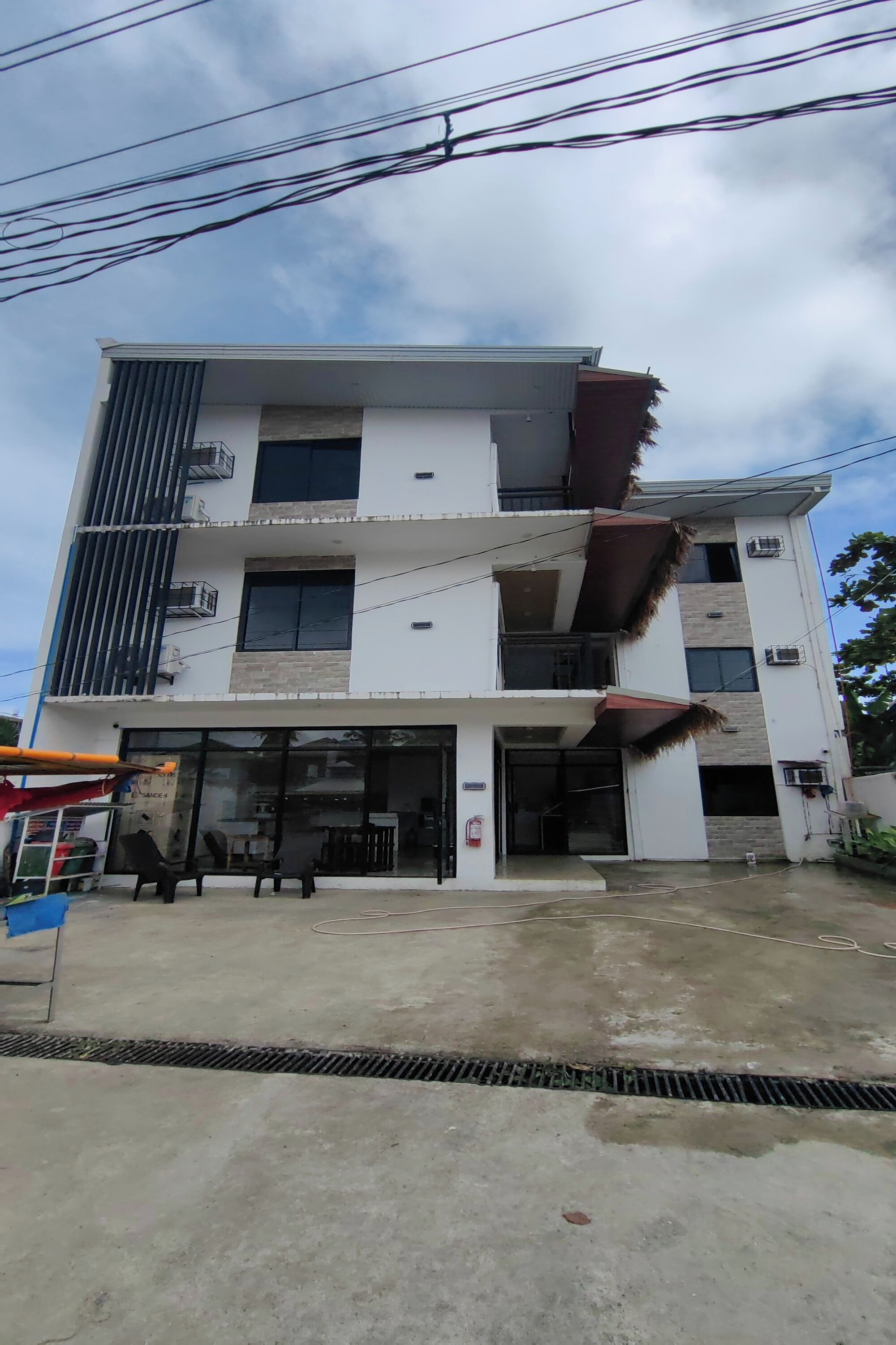 Voorkant van accommodatie