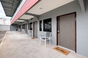 Entrada de l'allotjament