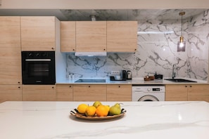 Standard-Apartment | Eigene Küche | Wasserkocher mit Kaffee-/Teezubehör, Wasserkocher, Toaster