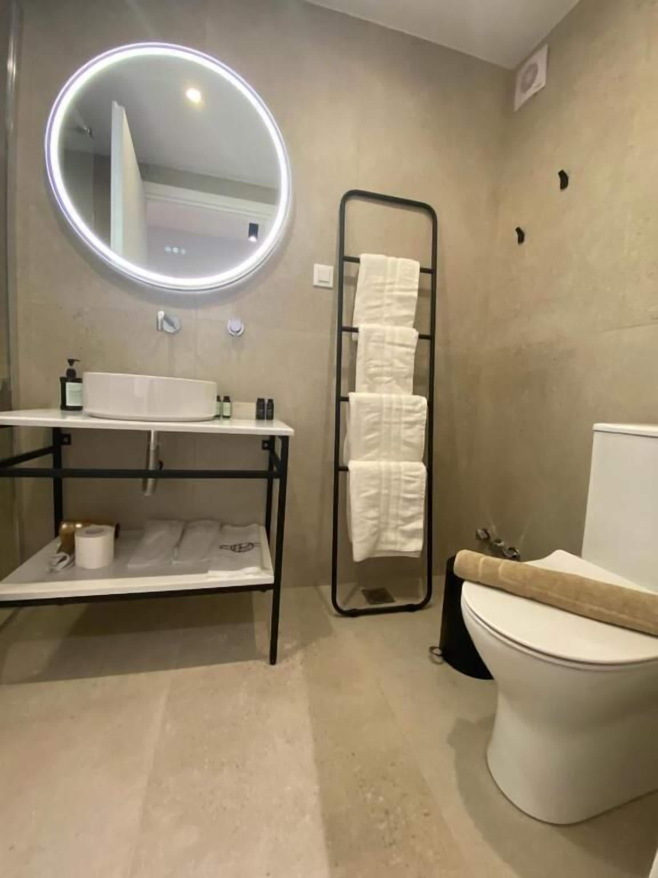Free toiletries, hair dryer, slippers, towels