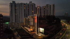 Voorkant van accommodatie