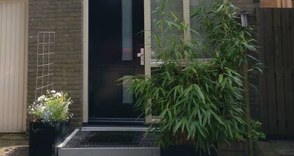 Apartment in Alkmaar, in the district of Oudorp with a polder landscape with windmills,