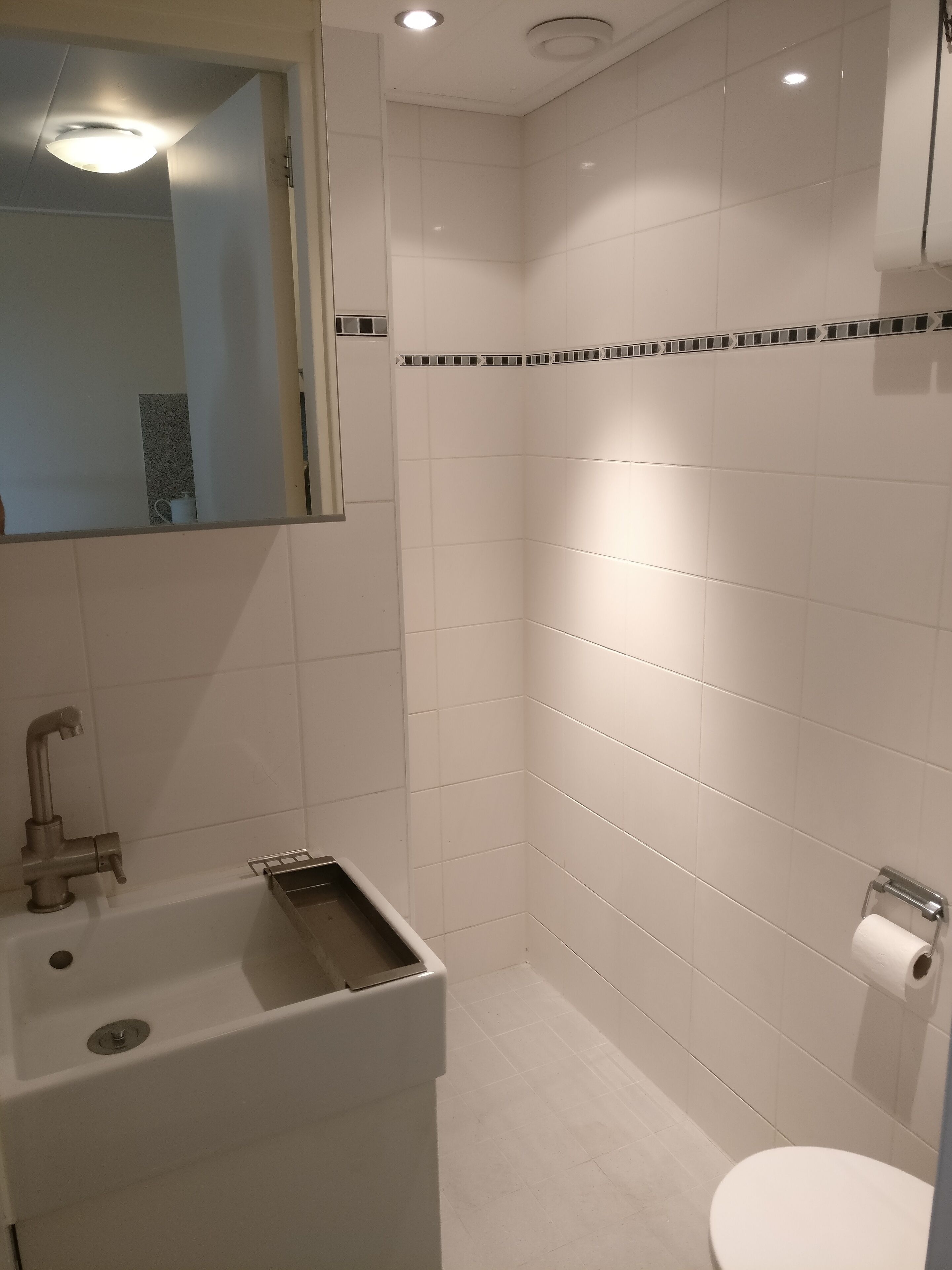 Hårføner, håndklær og toalettpapir
