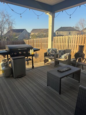 Terrace/patio - Stunning 4-Bedroom Home Near Augusta National – Perfect for Masters Week! (Evans)