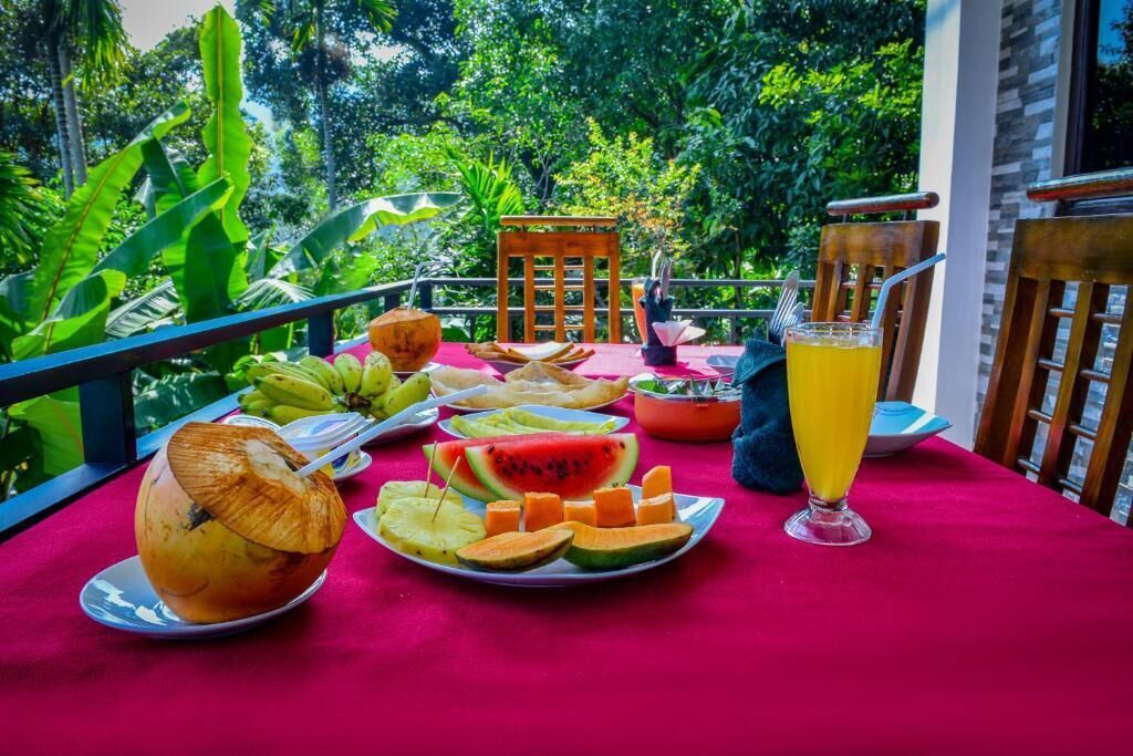 Triple Room, Balcony, Mountain View | Outdoor dining