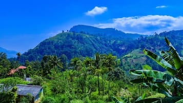 Quarto casal básico, sacada, vista para a montanha | Diversos