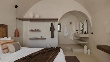 خزنة داخل الغرفة وستائر تعتيم وتجهيزات عازلة للصوت ومكواة/لوح كي