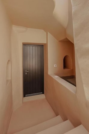 Junior House, Patio | Interior - Akri Santorini with heated Jacuzzi (Santorini)