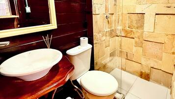 Towels, soap, toilet paper