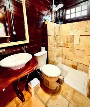 Towels, soap, toilet paper