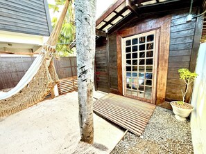 Terrace/patio - A little corner of paradise, right on the sand at Ipioca beach, Maceió. (Maceió)