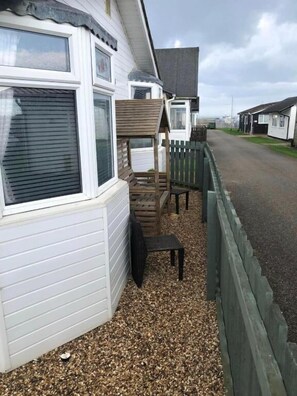 House, 2 Bedrooms, Smoking, Garden View | Terrace/patio - Sea Breeze Beach Holiday Home South Shore, Bridlington (Bridlington)