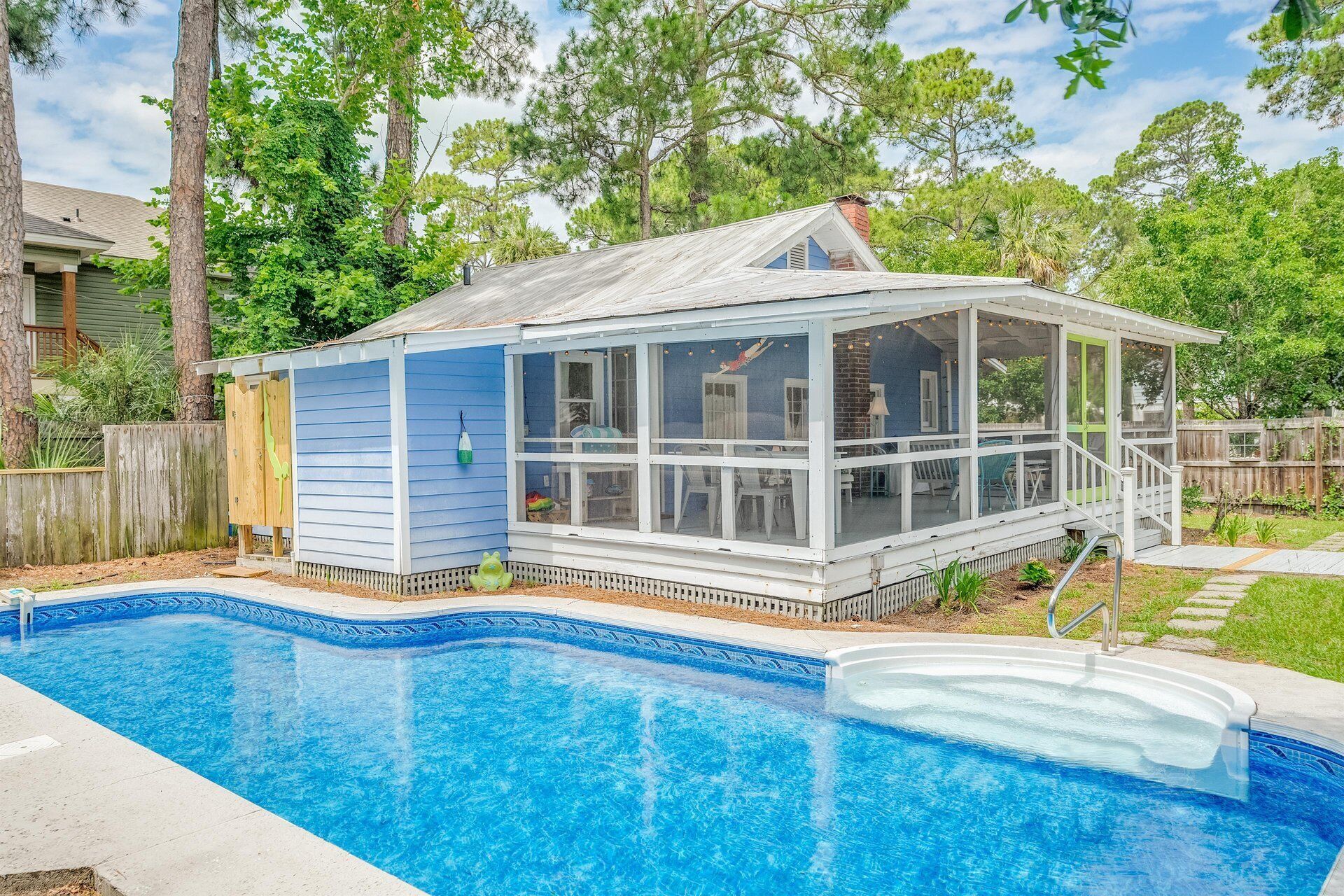 Una piscina climatizada