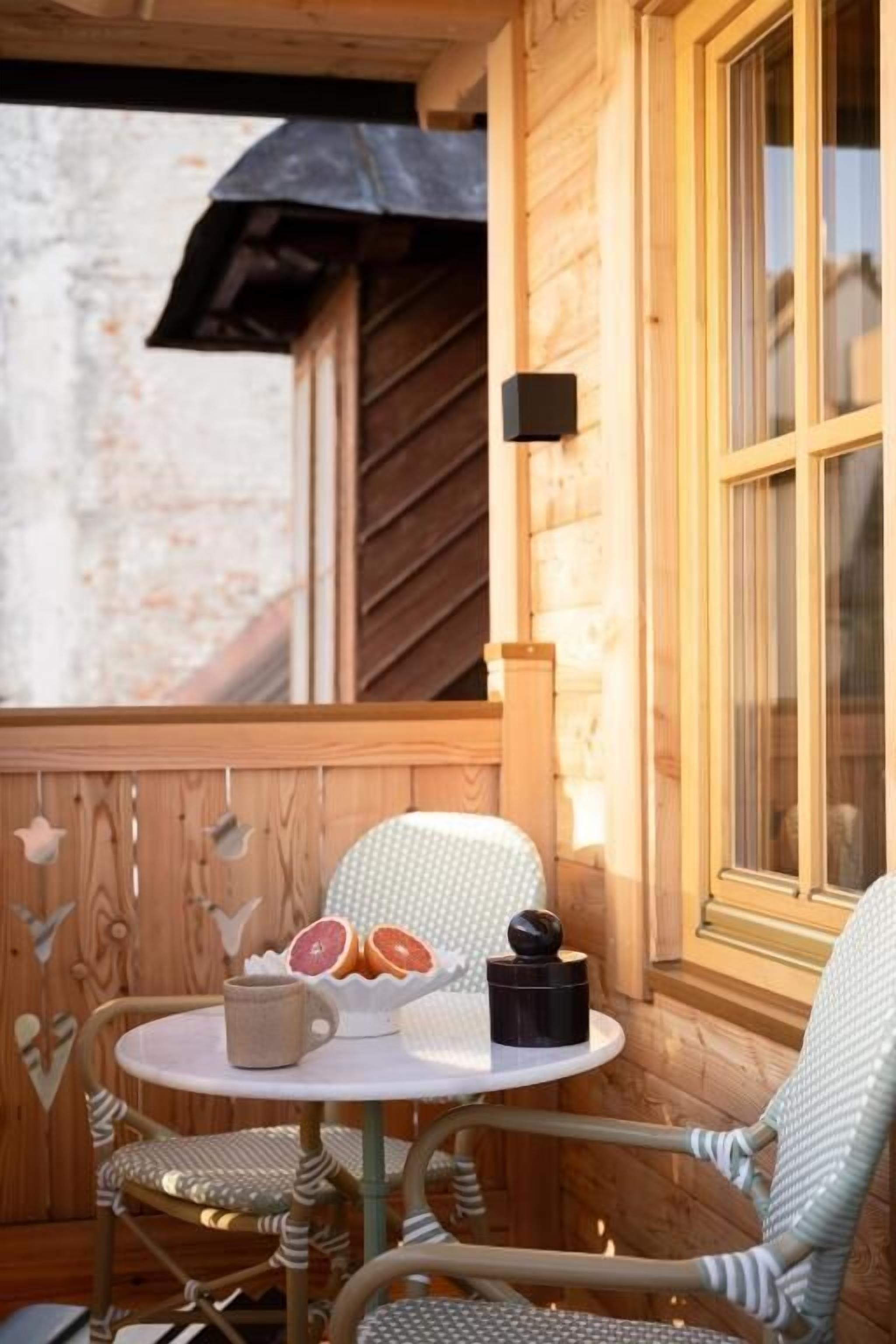 Apartamento luxo, sacada, vista para a cidade | Terraço/pátio
