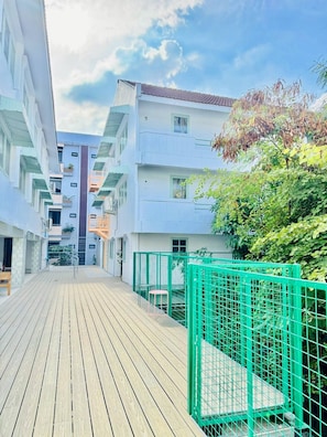 Shared Dormitory, 1 Bedroom, Smoking, Balcony | Property grounds