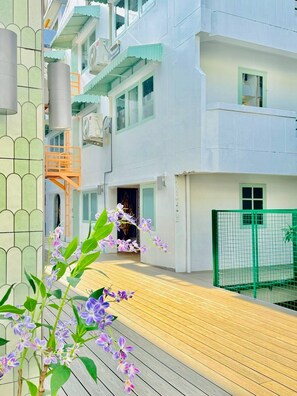 Dormitorio compartido, 1 habitación, fumadores, balcón | Balcón