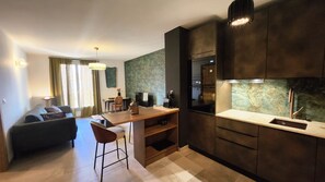 Living area - Superb Appart Centre Calvi (Calvi)