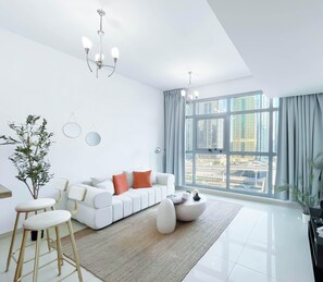 Apartment (1 Bedroom) | Interior - Prestige Marina Living 1BR Balcony, Pool & Gym (Dubai)