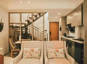 Living area - Kingsland apartment (Lusaka)