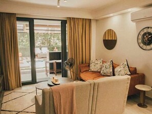 Living area - Kingsland apartment (Lusaka)