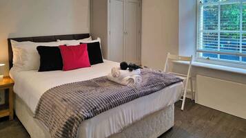 Iron/ironing board, WiFi, bed sheets