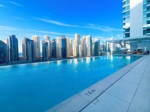 Interior - Marina Vida Luxury 1BR Balcony & Prime Location (Dubai)