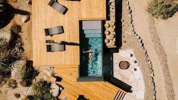 Una piscina riscaldata