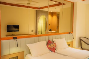 Standard Double Room | Down comforters, memory foam beds, in-room safe, individually decorated - Hotel Prince Residency (Bhuj)