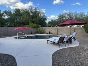 Pool - Mexican Sage is truly your Tucson oasis. 3 BR, 2 BA, private pool & hot tub. (Tucson)
