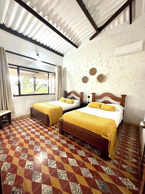 Double or Twin Room, Garden View | Wi-fi percuma
