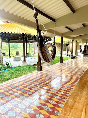 Terrace/patio - Buenos Aires Finca Hotel (Guamal)