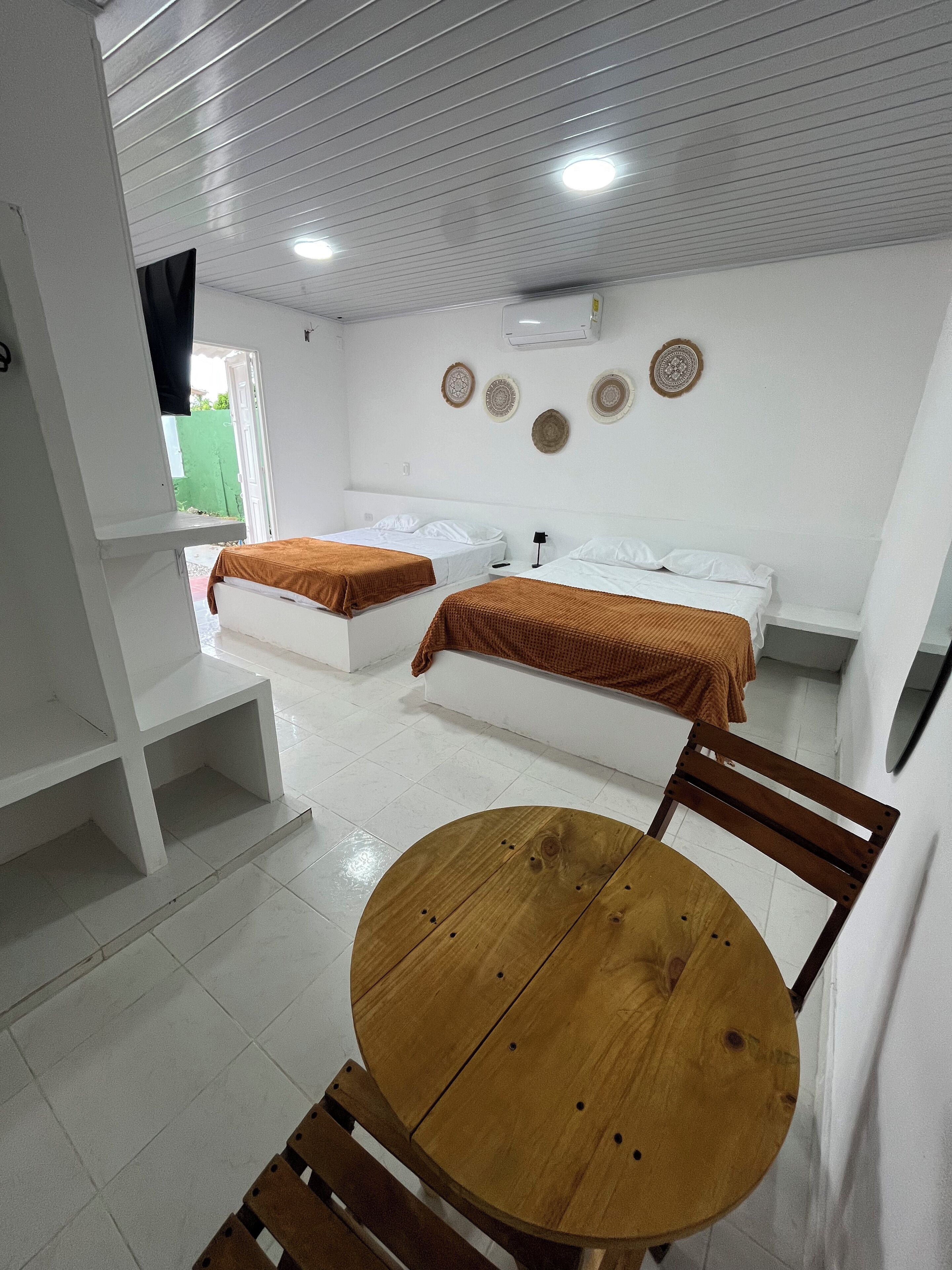 Quadruple Room, Courtyard View | Wi-fi percuma 